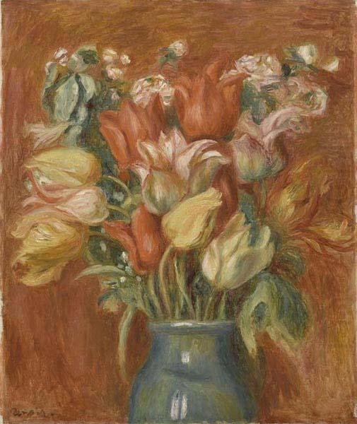 Bouquet de tulipes, Pierre-Auguste Renoir